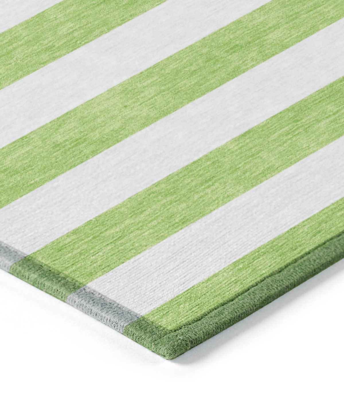 Addison Chantille Machine Washable Acn528 2'3x7'6 Runner Area Rug In Lime