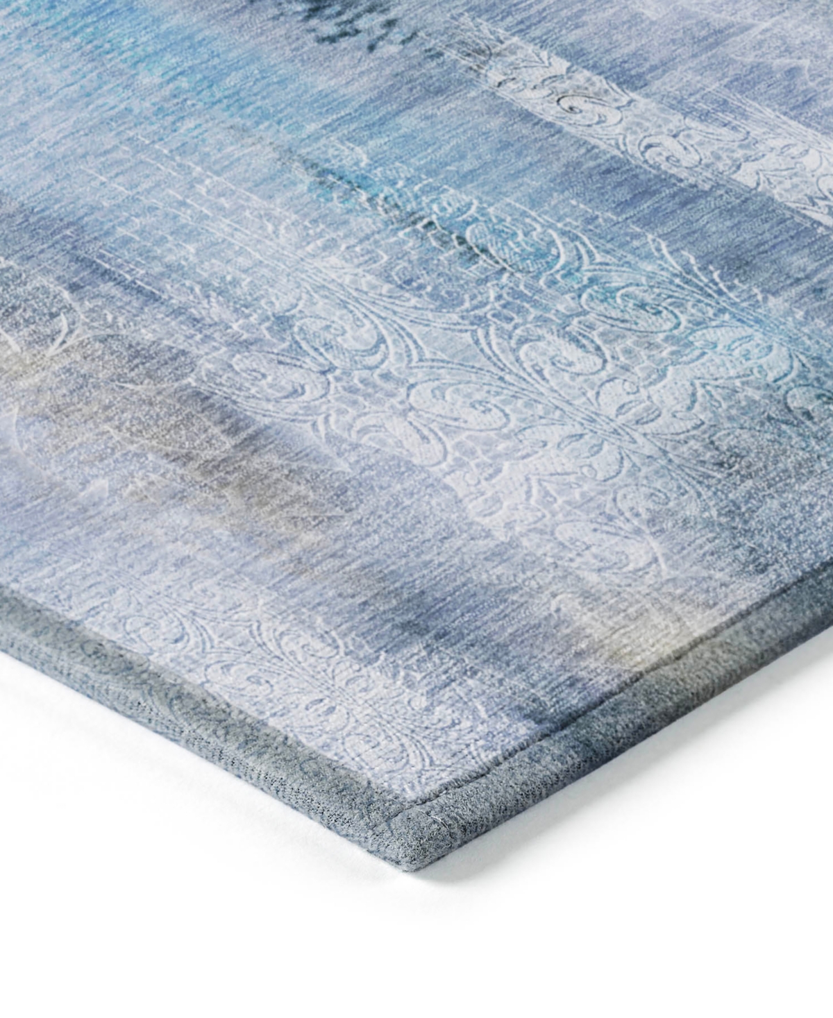 Shop Addison Chantille Machine Washable Acn537 10'x14' Area Rug In Blue