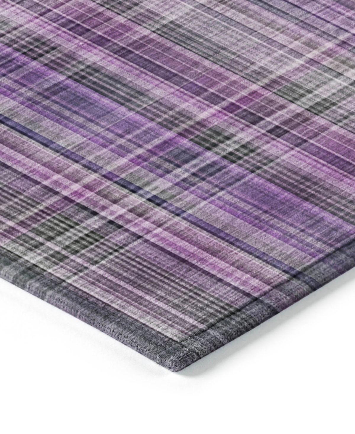 Addison Chantille Machine Washable Acn541 2'3x7'6 Runner Area Rug In Purple