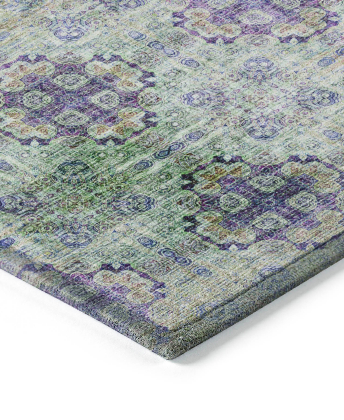 Addison Chantille Machine Washable Acn557 3'x5' Area Rug In Purple