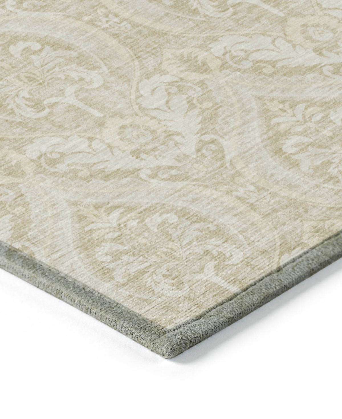 Addison Chantille Machine Washable Acn572 2'6x3'10 Area Rug In Beige