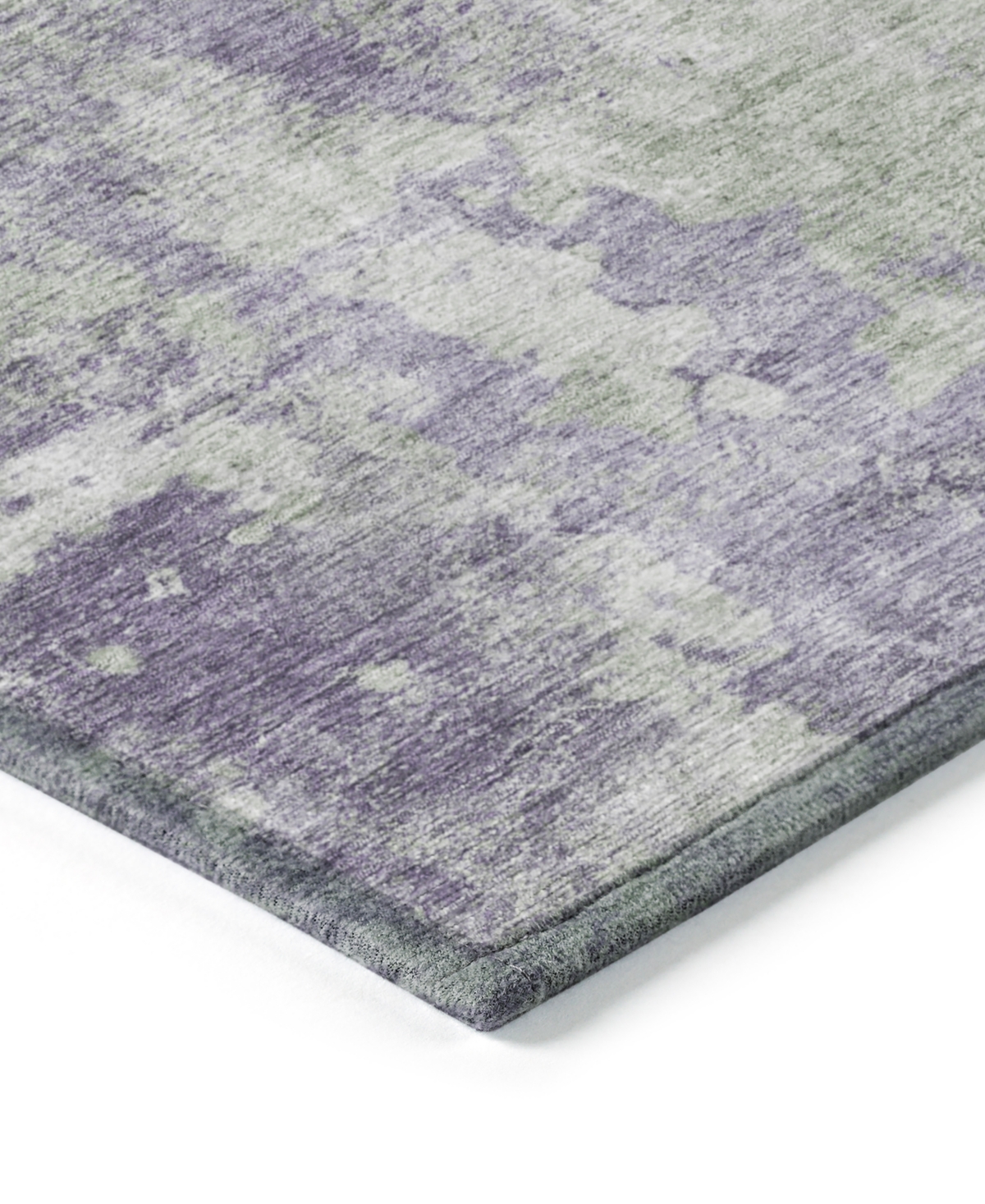 Addison Chantille Machine Washable Acn573 9'x12' Area Rug In Purple