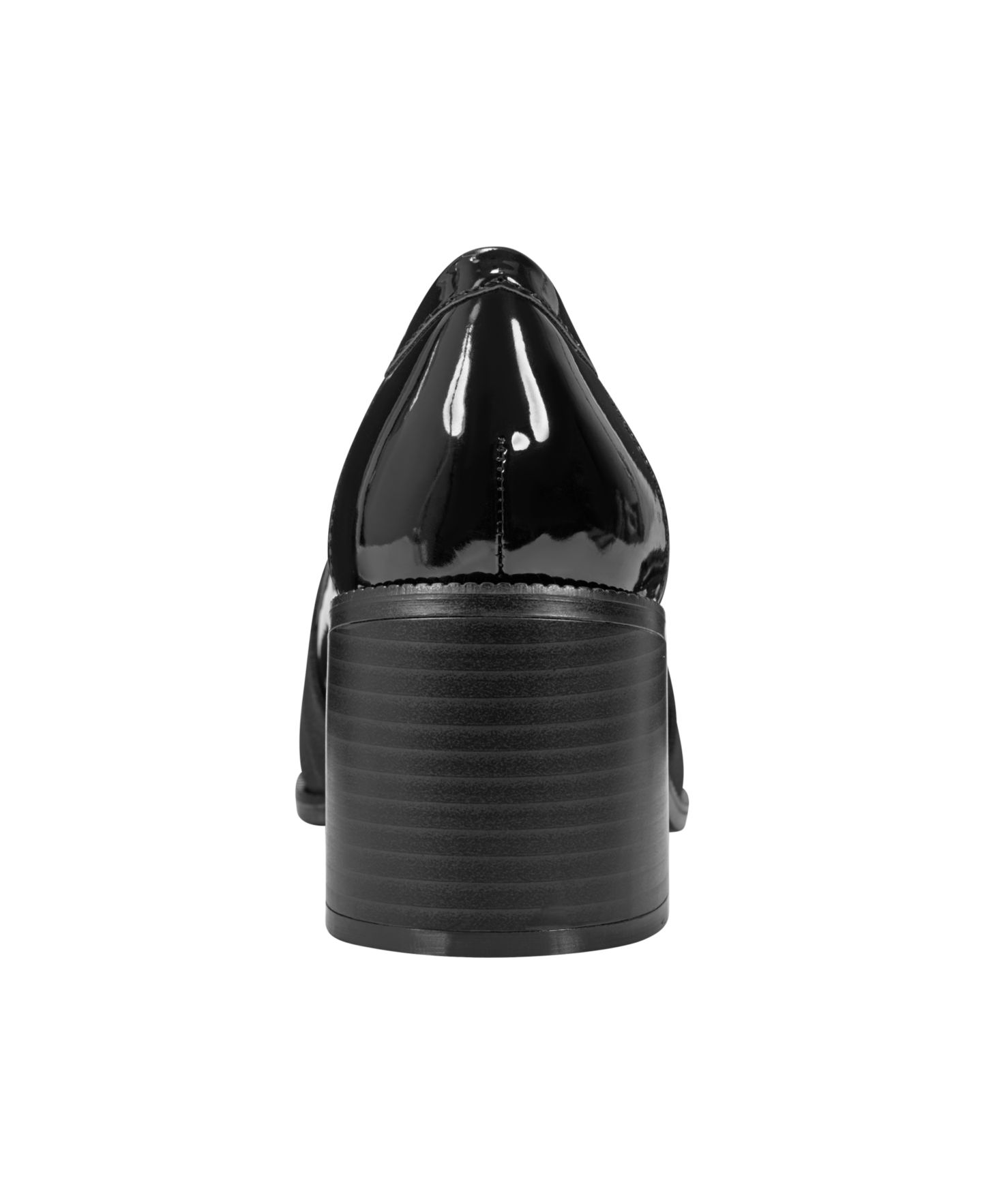 Женские туфли Bandolino Korrar Bow Block Heel, цвет: Чёрный лаковый — фото 3