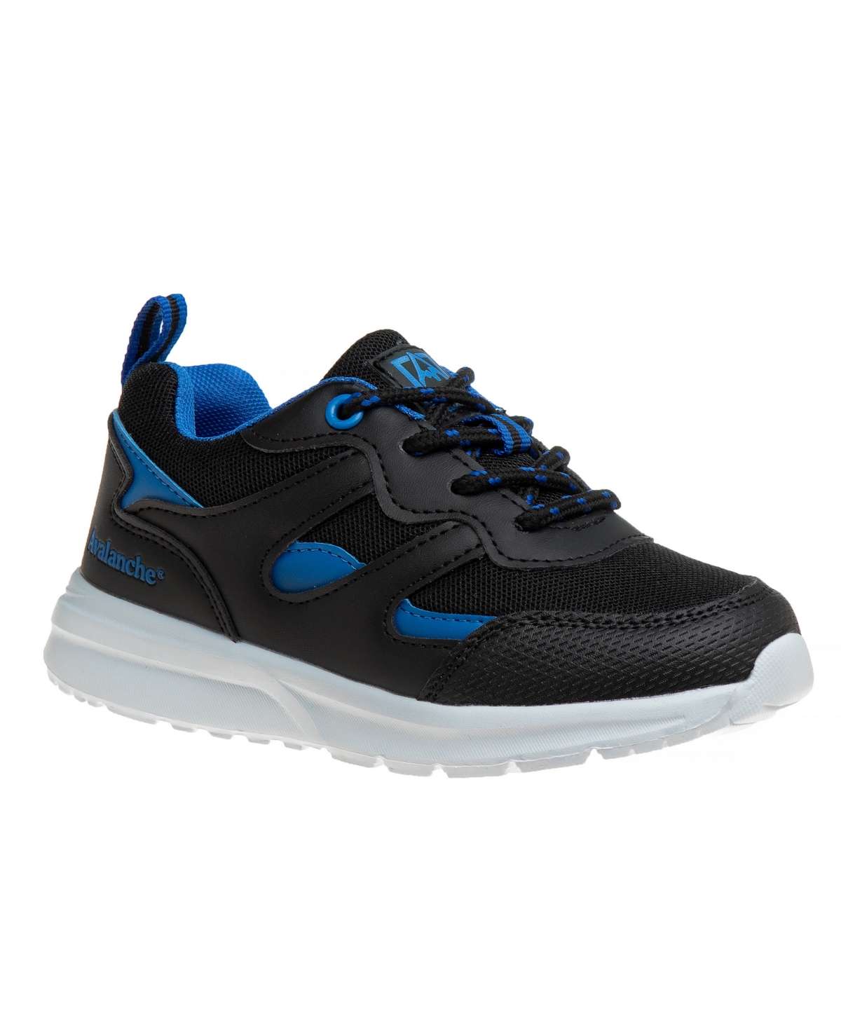Shop Avalanche Little And Big Boys Slip-resistant Casual Sneakers In Black,blue