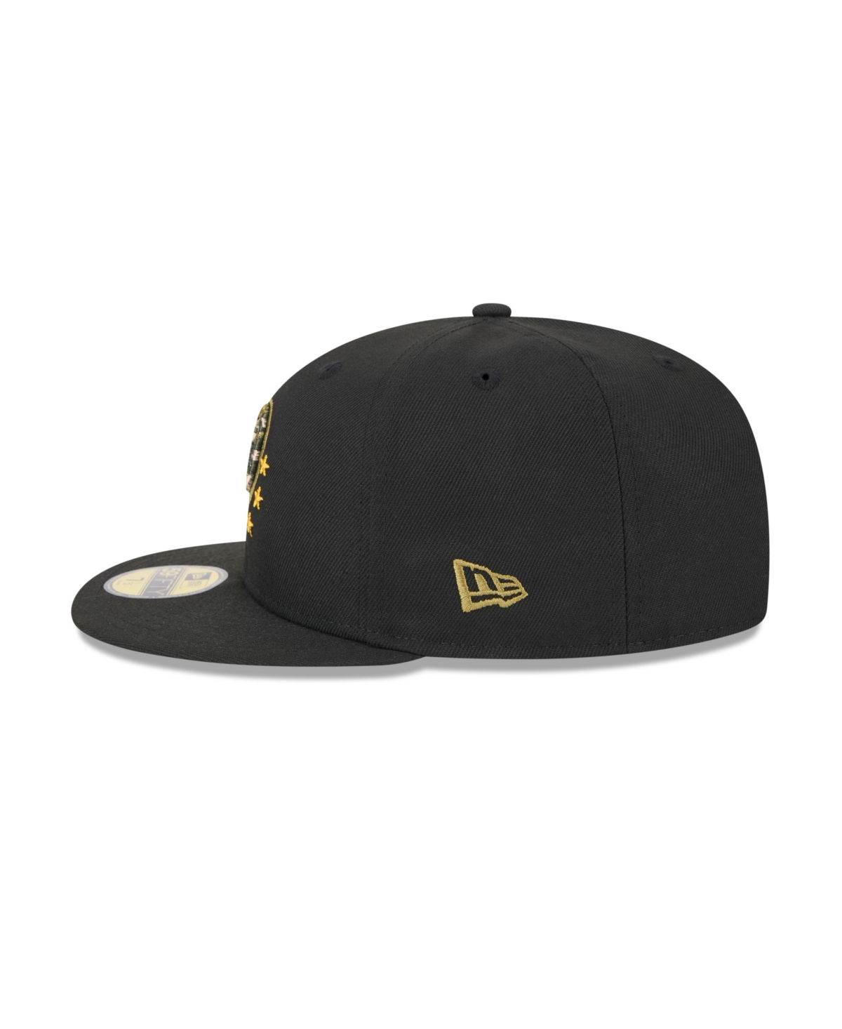 New Era Men's Black Washington Nationals 2024 Armed Forces Day On-field 59fifty Fitted Hat In Black