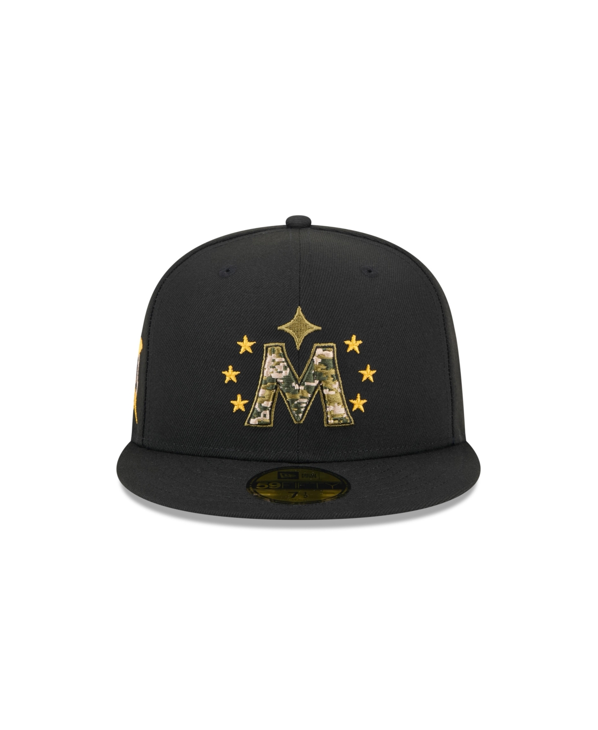 New Era Men's Black Minnesota Twins 2024 Armed Forces Day On-field 59fifty Fitted Hat In Black