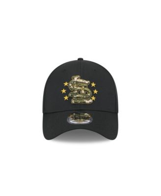 Men's Black St. Louis Cardinals 2024 Armed Forces Day 39THIRTY Flex Hat