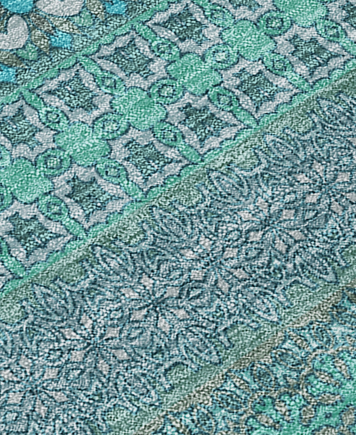 Addison Chantille Machine Washable Acn527 9'x12' Area Rug In Turquoise