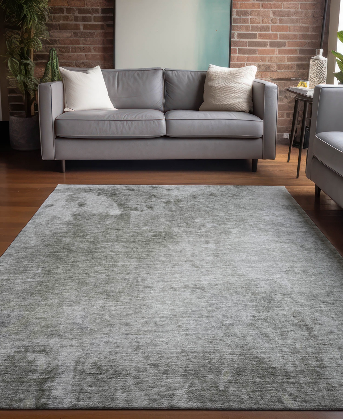 Shop Addison Chantille Machine Washable Acn562 10'x14' Area Rug In Gray
