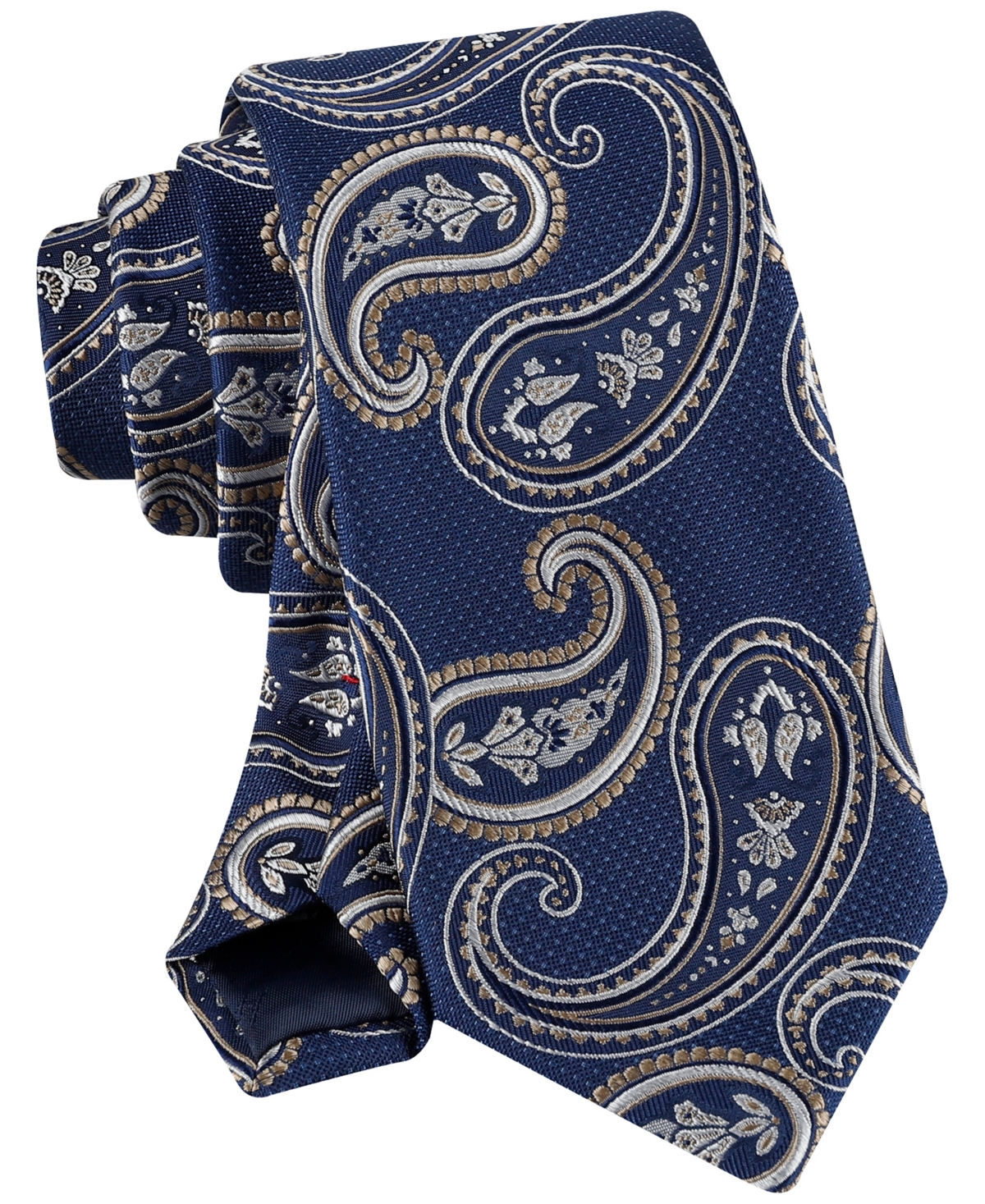 Tommy Hilfiger Men's Paisley Tie -taupe