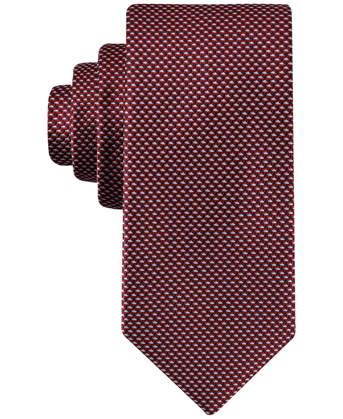 Men's Malcom Micro-Pattern Tie - Red