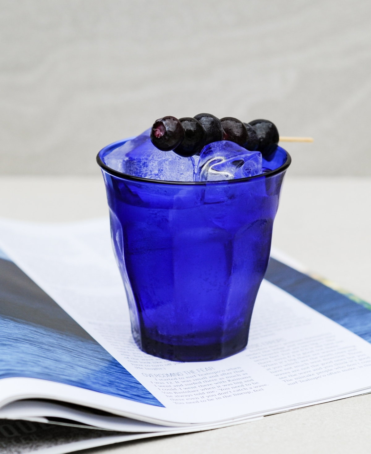 Duralex Set Of 6 Picardie Tumblers In Sapphire