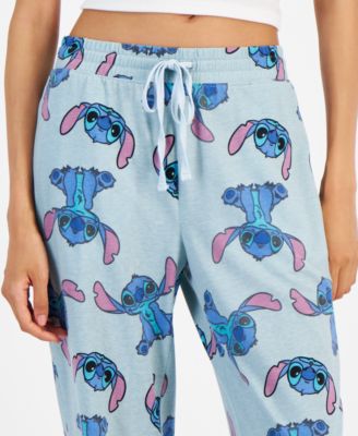 Disney Juniors' Stitch Drawstring Lounge Pants - Macy's