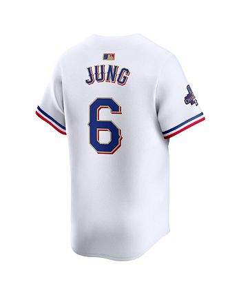 Nike Men's Josh Jung White Texas Rangers 2024 Gold Collection Limited ...