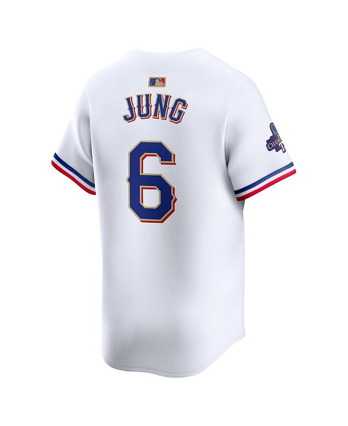 Nike Men's Josh Jung White Texas Rangers 2024 Gold Collection Limited ...