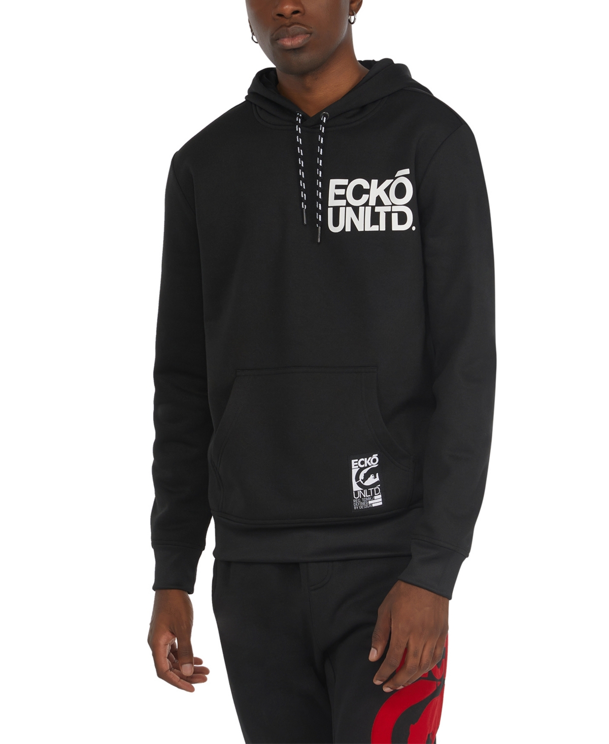 Shop Ecko Unltd Ecko Men's Urban Pullover Hoodie In Black