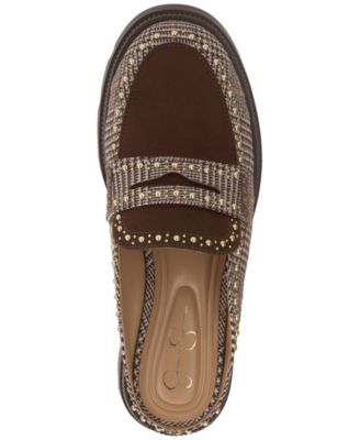 Women's Uma Platform Lug-Sole Tailored Slip-On Loafers