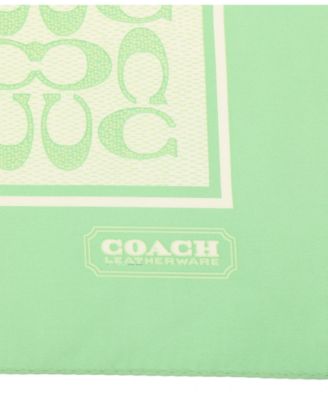 35" Textured Signature C Printed Silk Square 