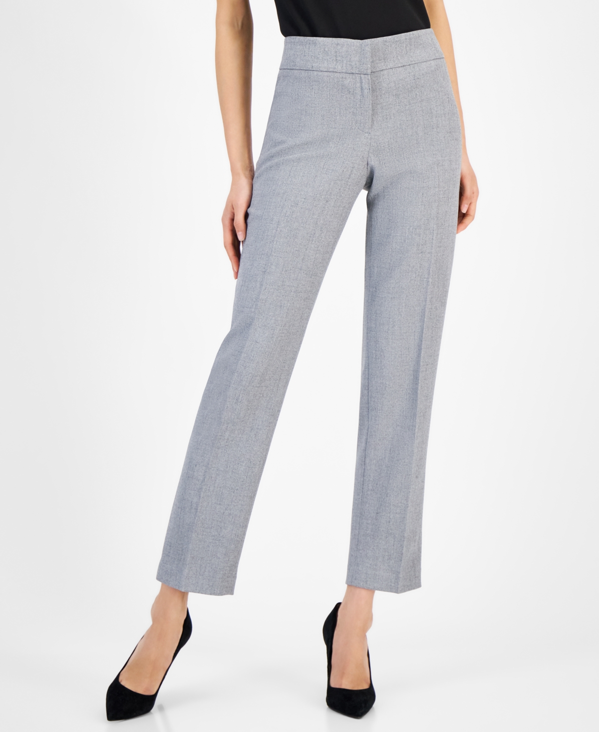 Women's Stretch-Crepe Straight-Leg Pants, Regular & Petite - Butterscotch