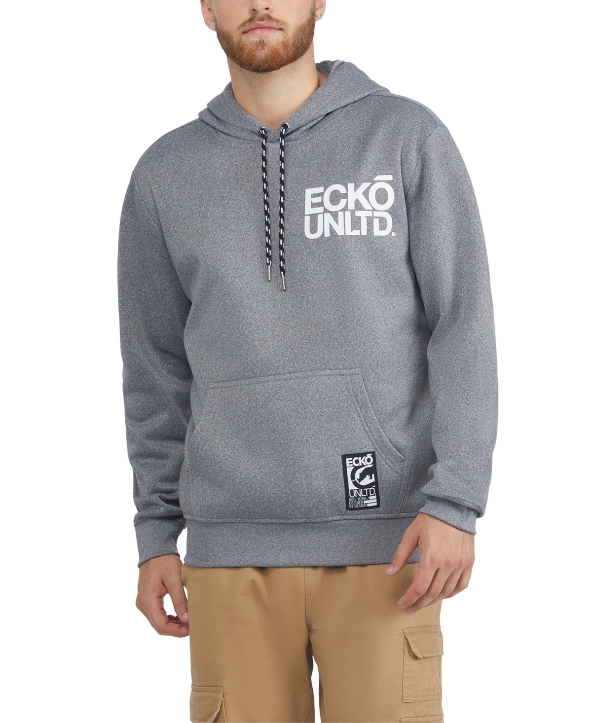 Ecko Unltd Ecko Men's Urban Pullover Hoodie In Grey Marled