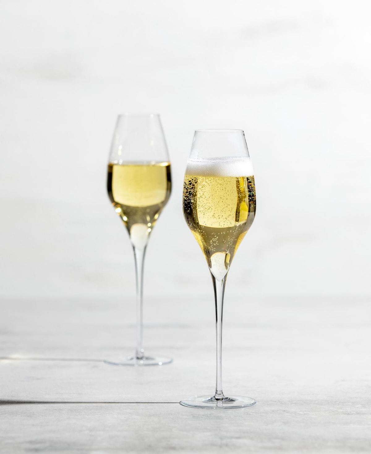 Zwiesel Glas Handmade Alloro Champagne 12.4oz In Clear
