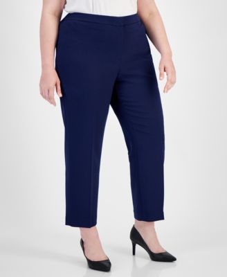 Plus Size Straight-Leg Pants