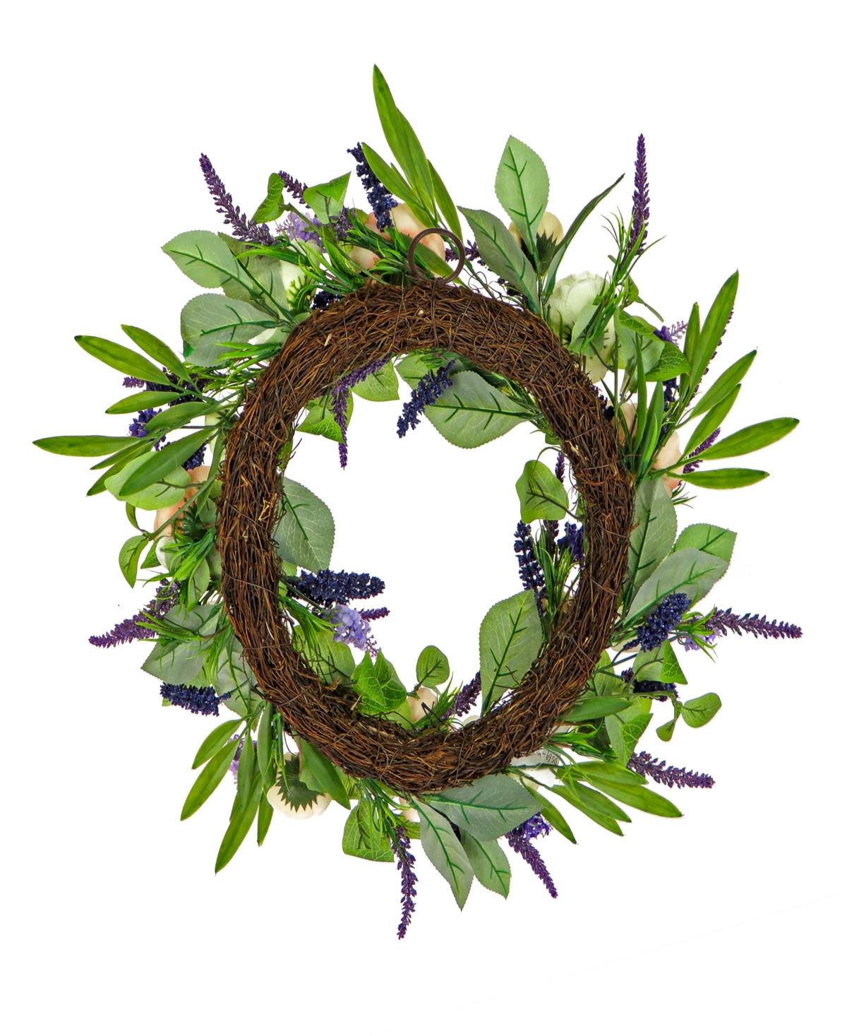 National Tree Company 24in Ranunculus And Astilbes Wreath In Green