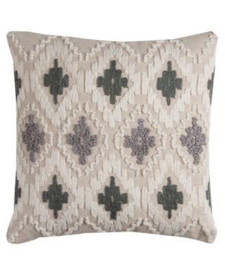 Ikat Polyester Filled Decorative Pillow, 20" x 20"