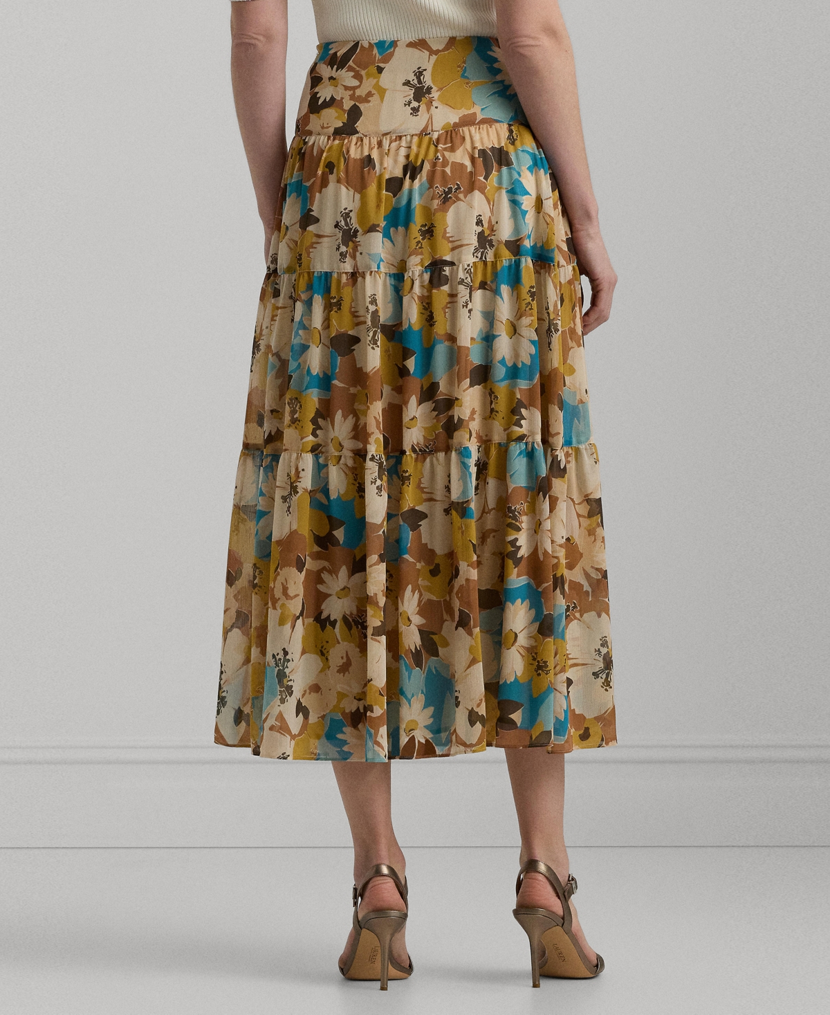 Lauren Ralph Lauren Women's Floral A-Line Skirt, Regular & Petite