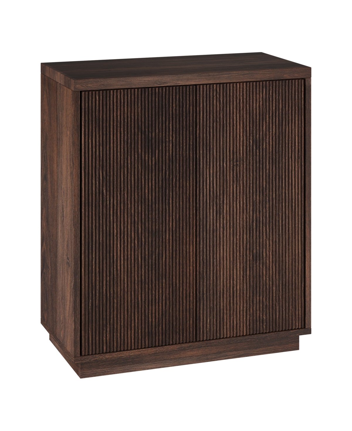 Hudson & Canal Alston 28" Wide Rectangular Accent Cabinet In Alder Brown In Alder Brown