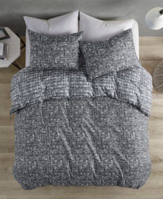 Maca Reversible 3-Pc. Duvet Cover Set, Full/Queen