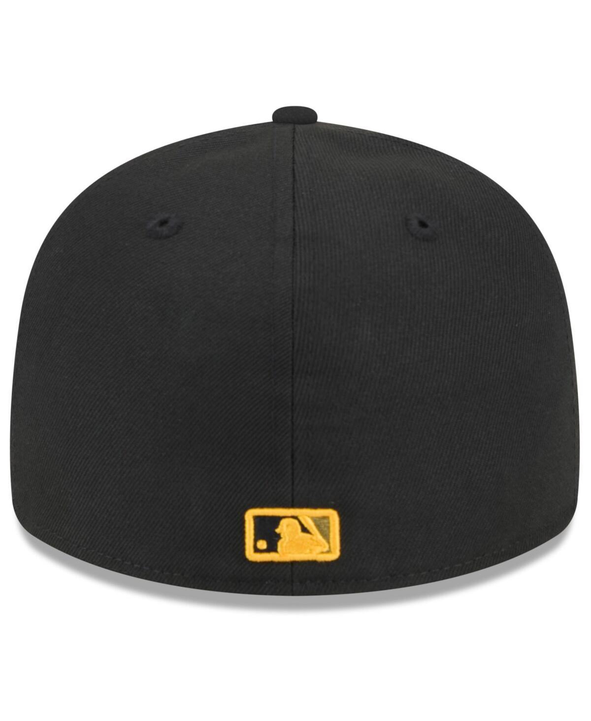 NEW ERA MEN'S BLACK LOS ANGELES ANGELS 2024 ARMED FORCES DAY LOW PROFILE 59FIFTY FITTED HAT 