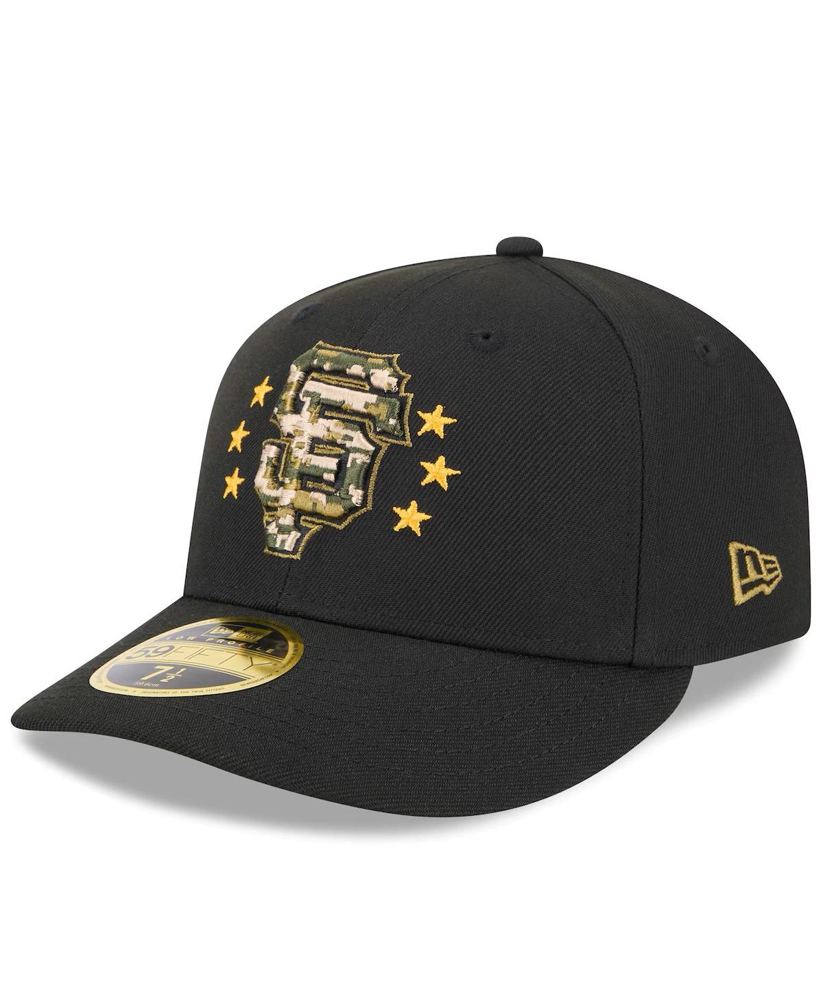 Shop New Era Men's Black San Francisco Giants 2024 Armed Forces Day Low Profile 59fifty Fitted Hat