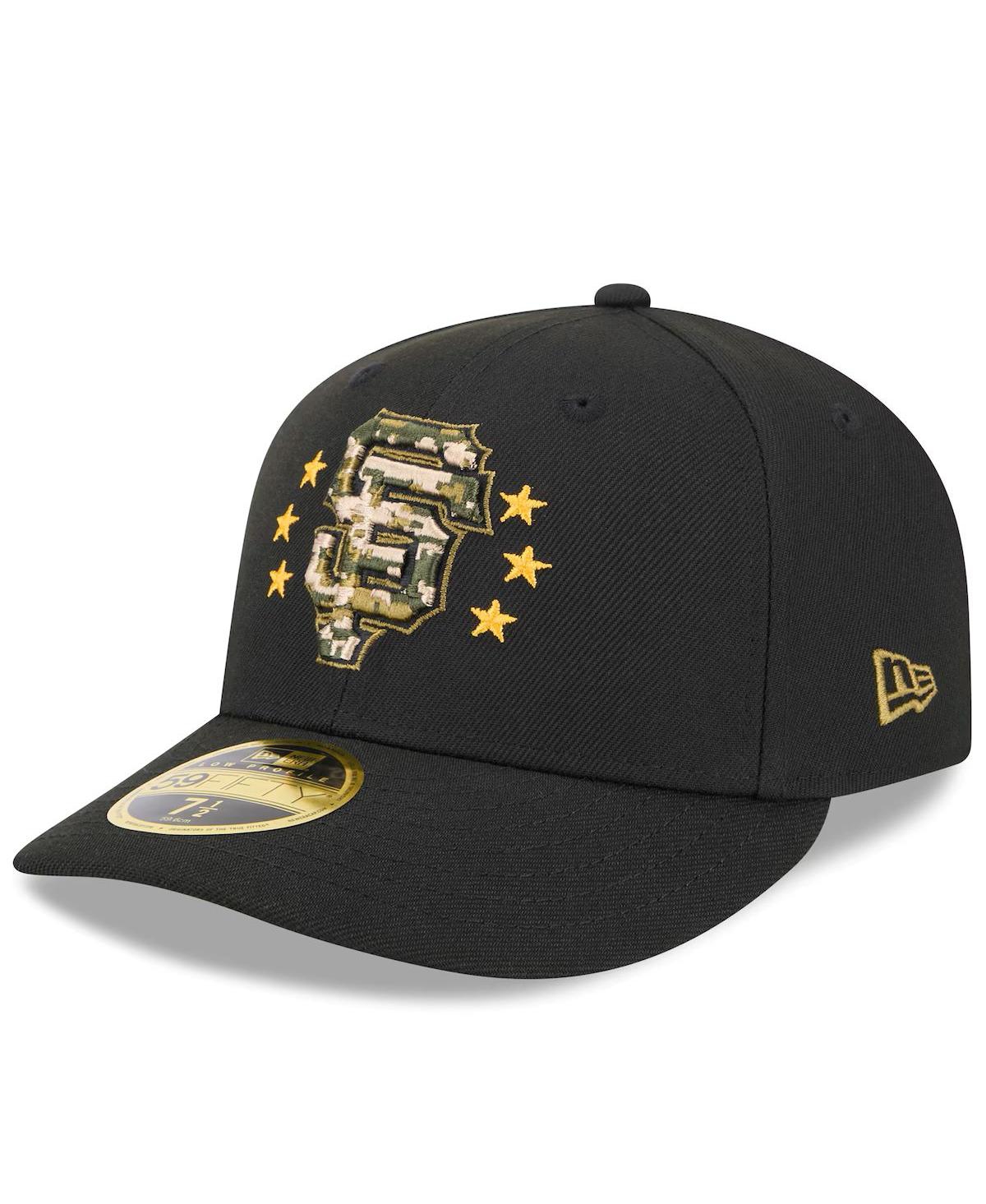New Era Men'sSan Francisco Giants 2024 Armed Forces Day Low Profile 59FIFTY Fitted Hat - Black