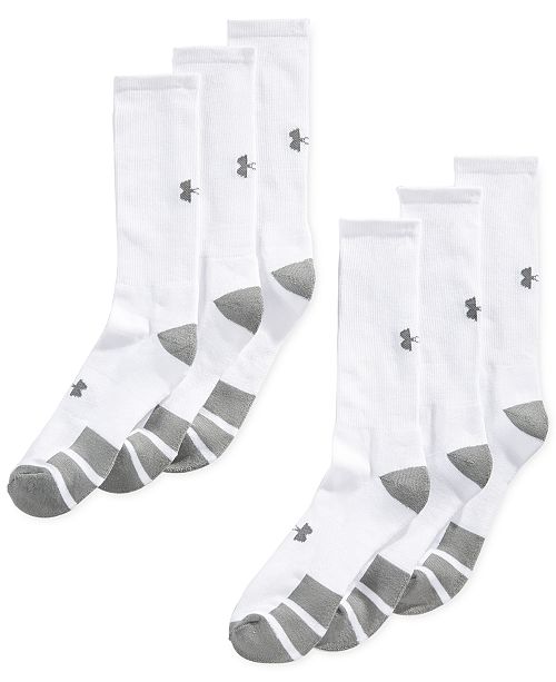 Under Armour Men's Resistor II Crew Socks 6Pack & Reviews Socks