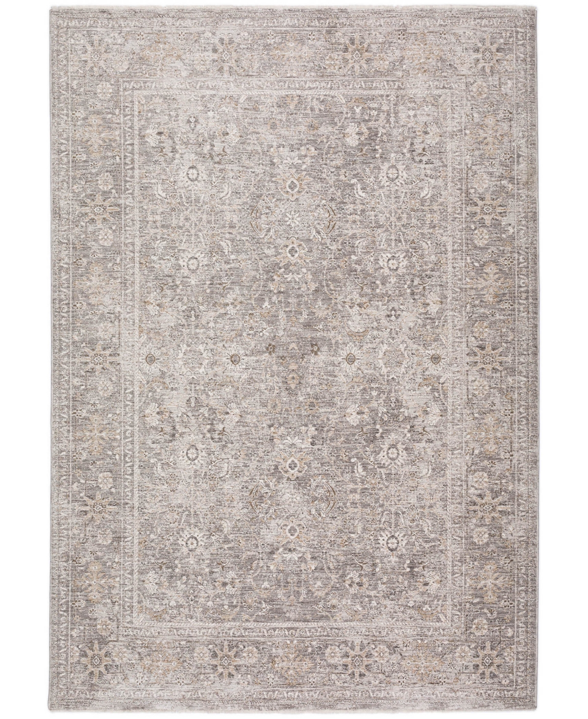 Shop Dalyn Cyprus Cy9 2'3x7'10 Runner Area Rug In Silver