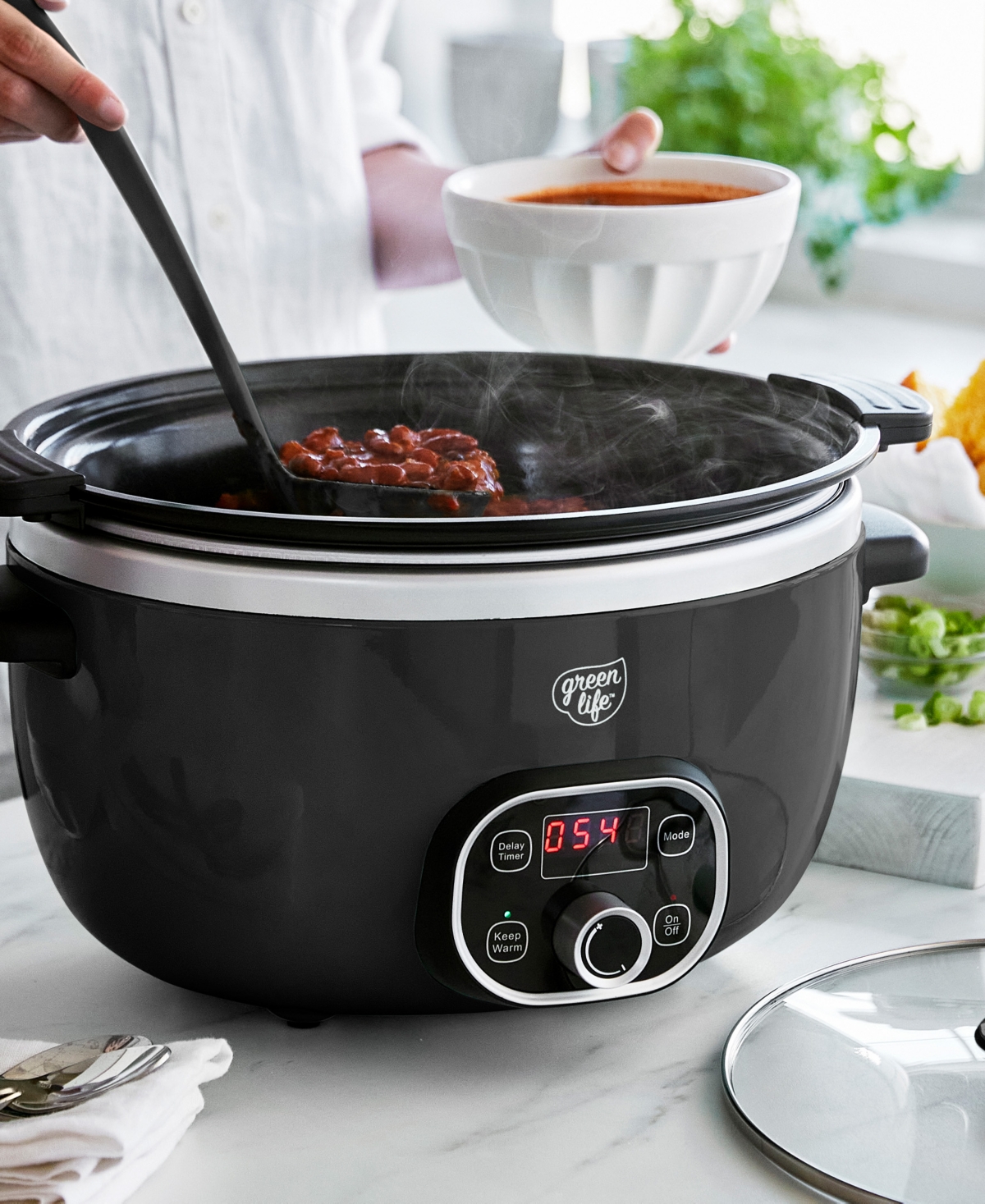 GreenLife Cook Duo Healthy Ceramic Nonstick Slow Cooker