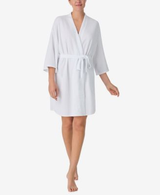 Women's 3/4 Kimono  Sleeve  Short Robe
