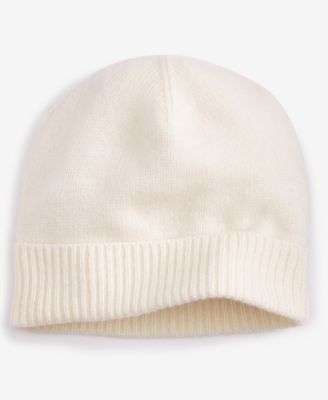 100% Cashmere Cuffed Beanie, Created for Macys