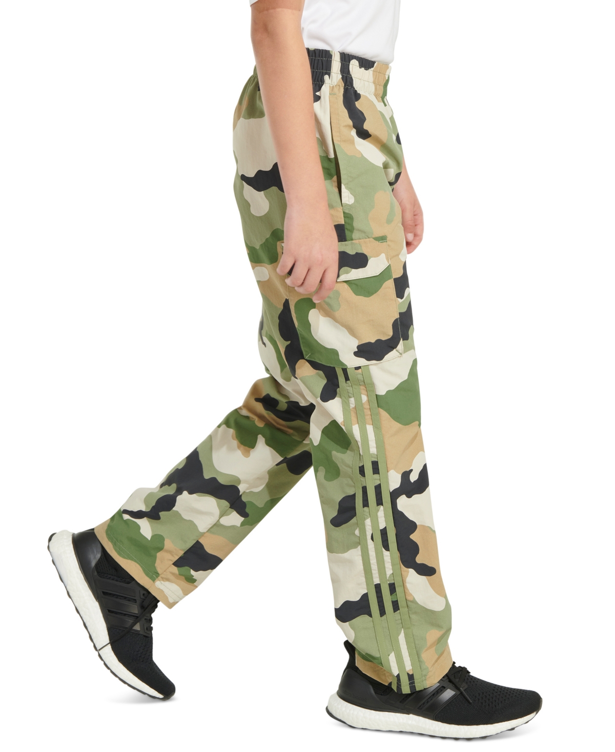 adidas Big Boys Camo Cargo Pants