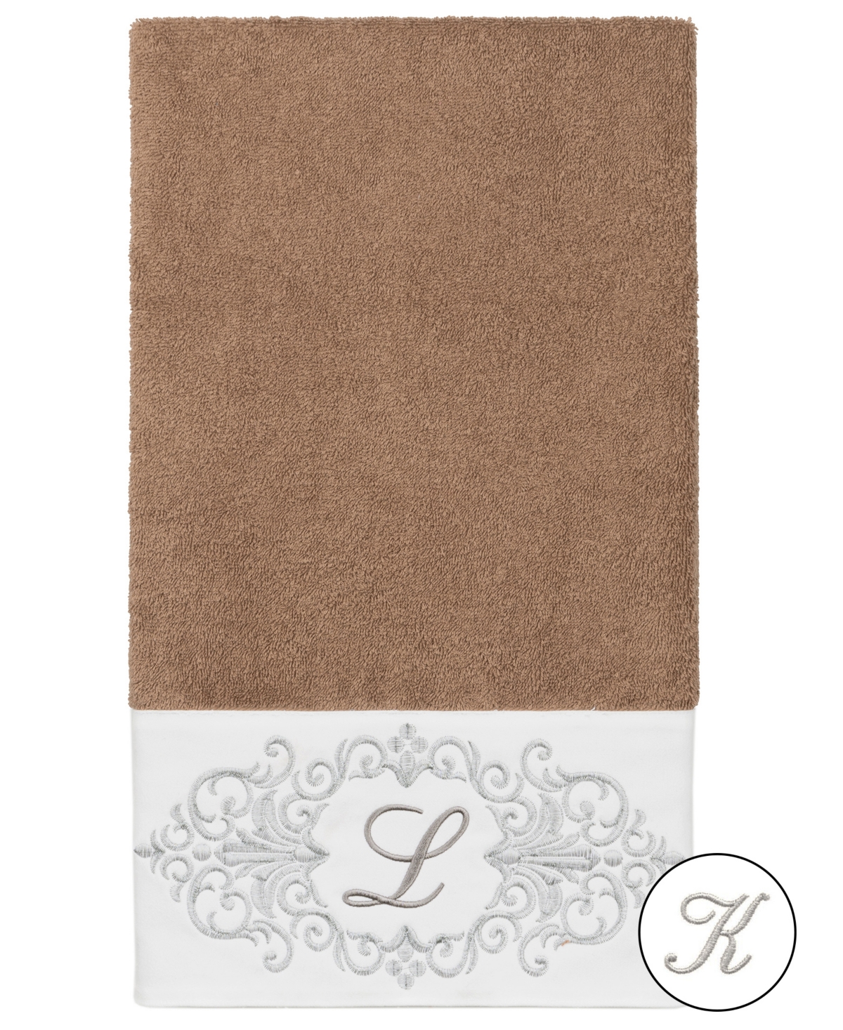 Linum Home 100% Turkish Cotton Monica 3-pc. Embellished Towel Set