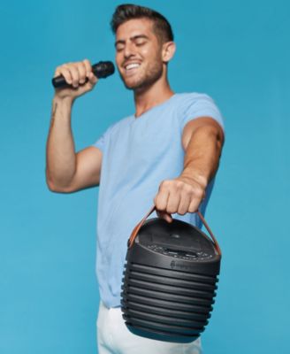 SingCast One - Video Casting Karaoke System with Bluetooth, Light Show Voice Changing Effects