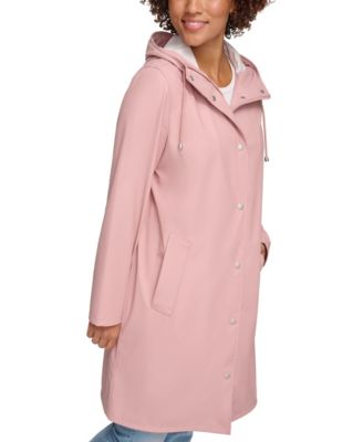 Women's Long Hooded Rain Coat