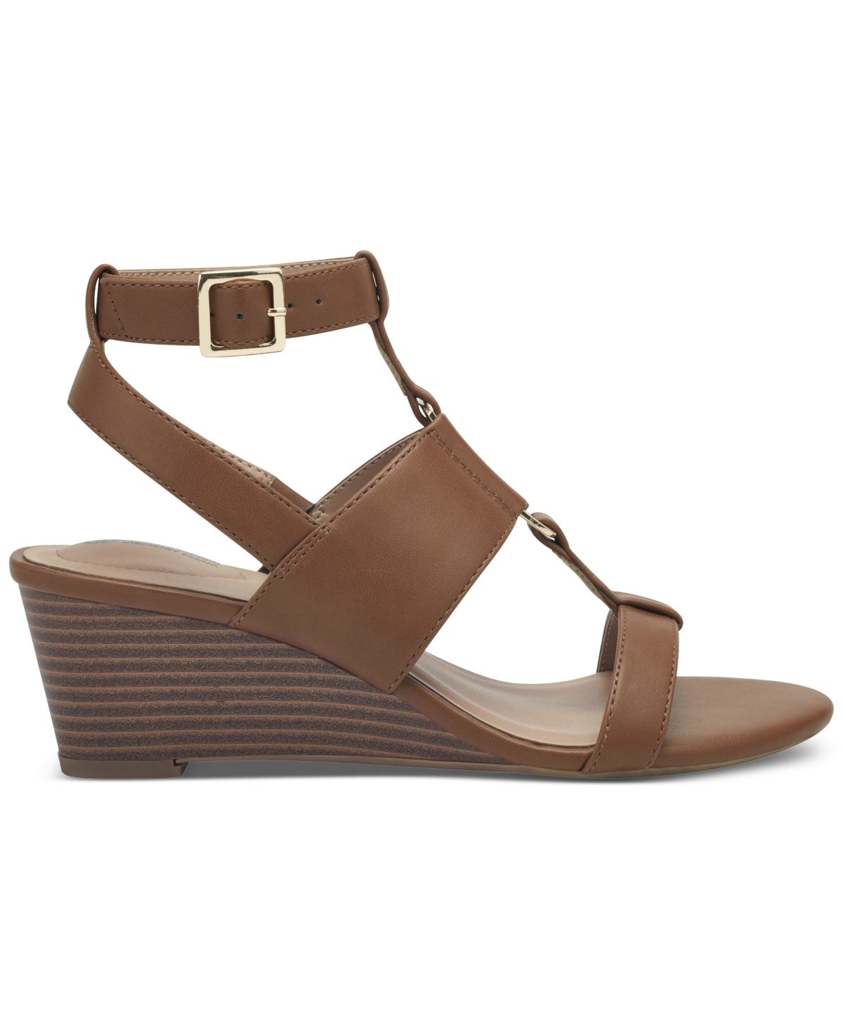 Giani Bernini Women's Christaa Memory Foam Strappy Wedge Sandals, Created for Macy's