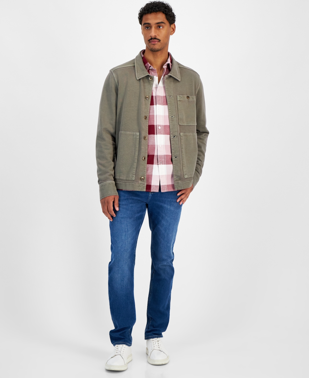 Sun + Stone Men'sComfort Slim Fit Jeans, Created for Macy's - Team