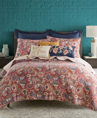 Elizabeta Reversible 3-Pc. Quilt Set, Full/Queen