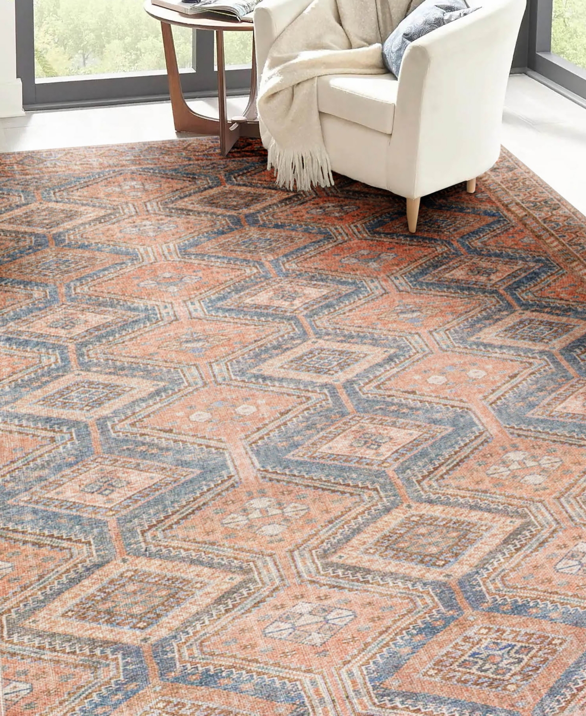 Dalyn Kars Ka2 3'x5' Area Rug In Orange