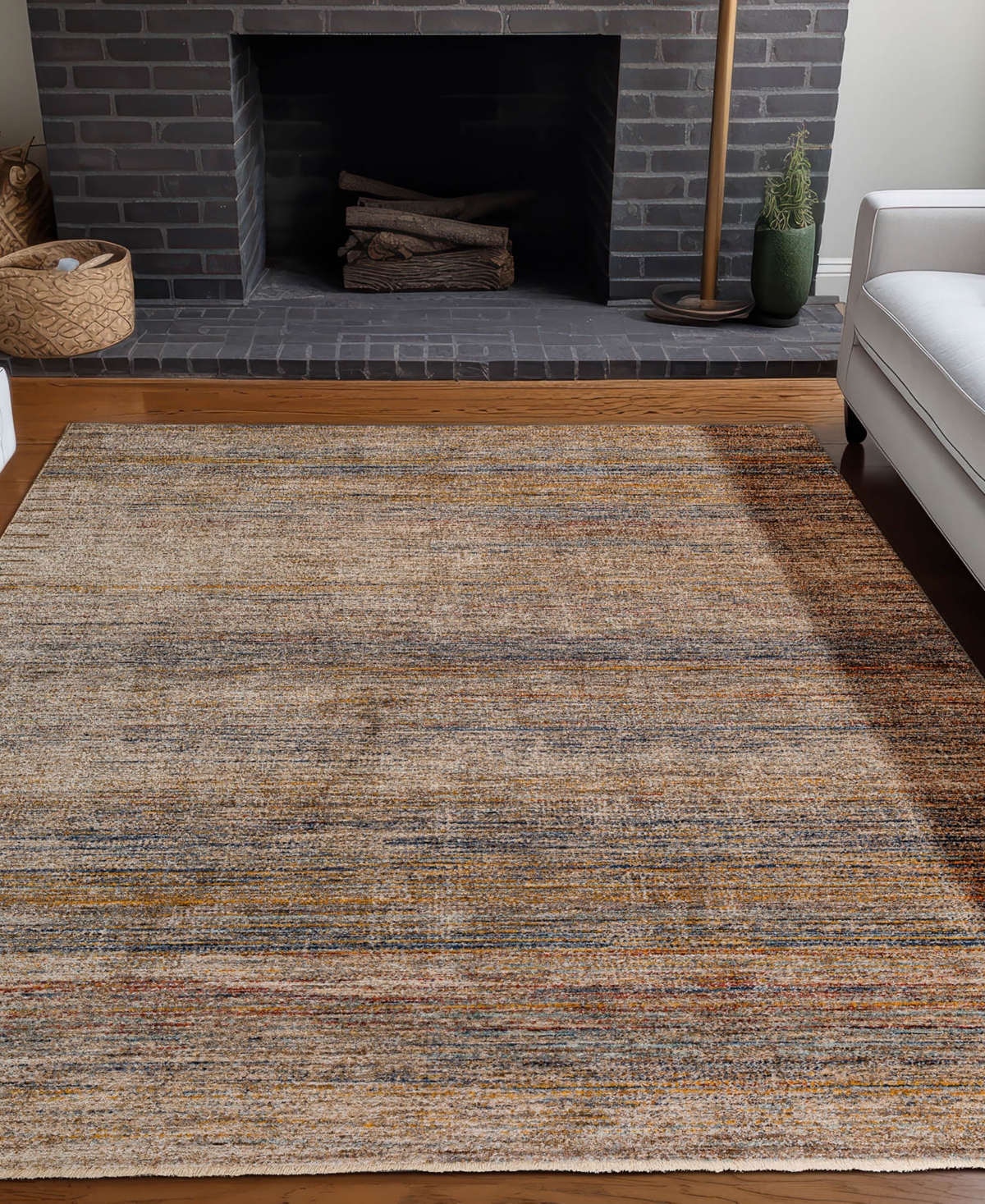 Shop Dalyn Neola Na2 2'3x7'10 Runner Area Rug In Taupe