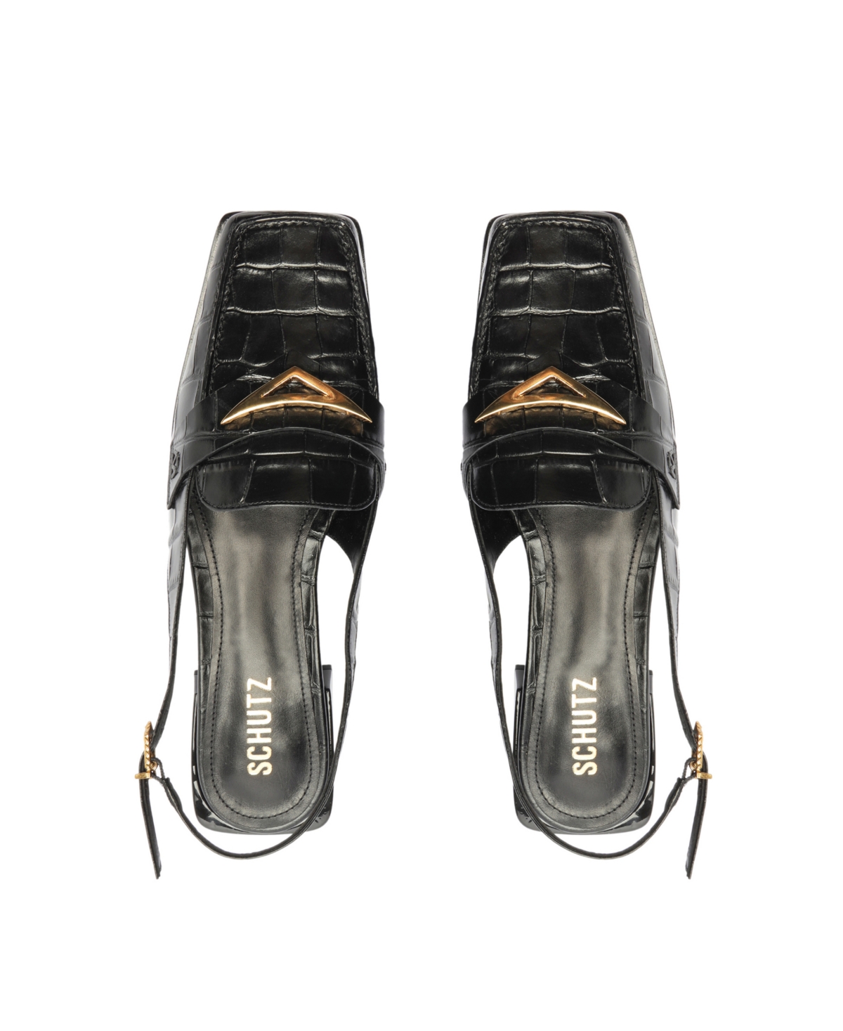 Schutz Women's Arizona Slingback Low Block Pumps