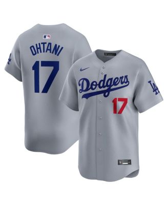 Nike Men s Shohei Ohtani Gray Los Angeles Dodgers Away Limited Player Jersey Macy s